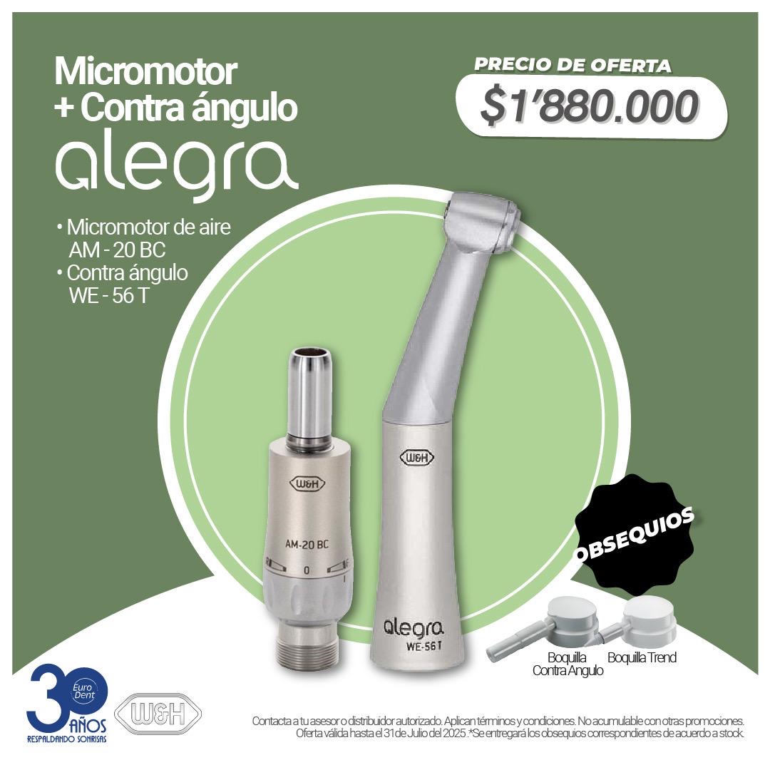 Micromotor + contra ángulo