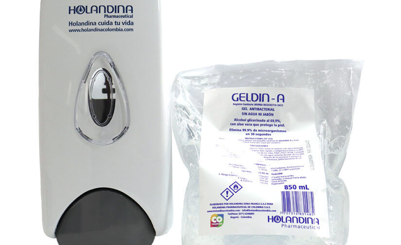 Dispensador con Geldina